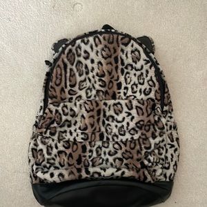 Girls cheetah backpack with ears